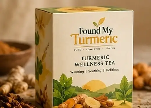 Turmeric Wellness Tea box